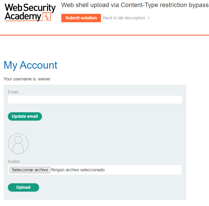 Web shell upload via extension blacklist bypass writeup