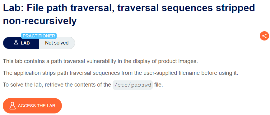 File path traversal, traversal sequences stripped non-recursively