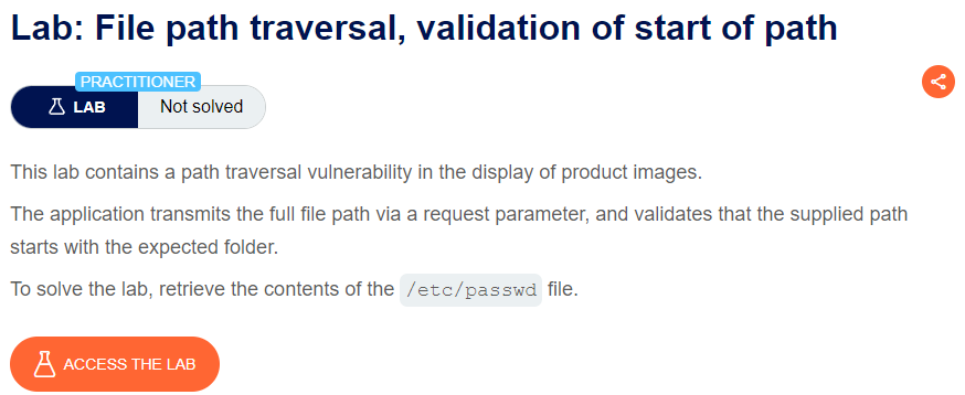 File path traversal, validation of start of path