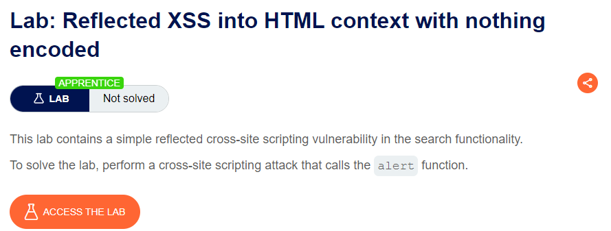 Reflected XSS into HTML context with nothing encoded