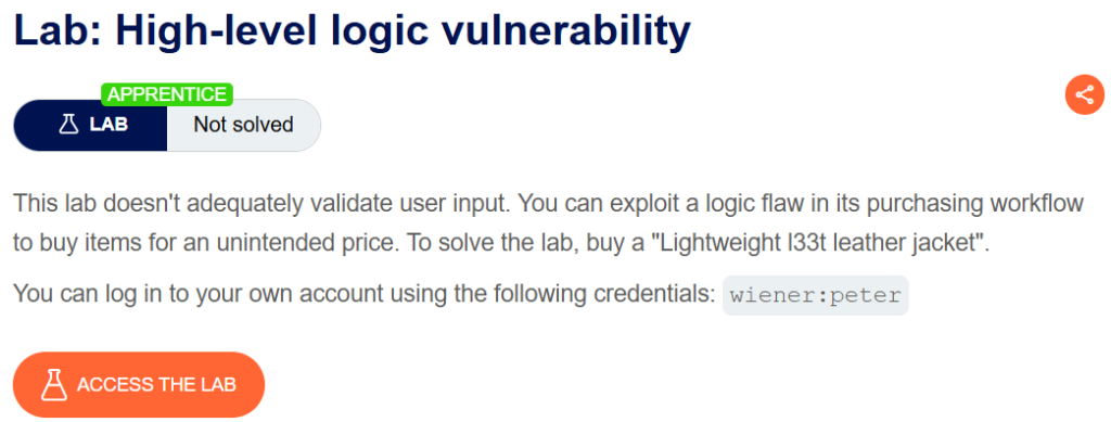 High-level logic vulnerability writeup