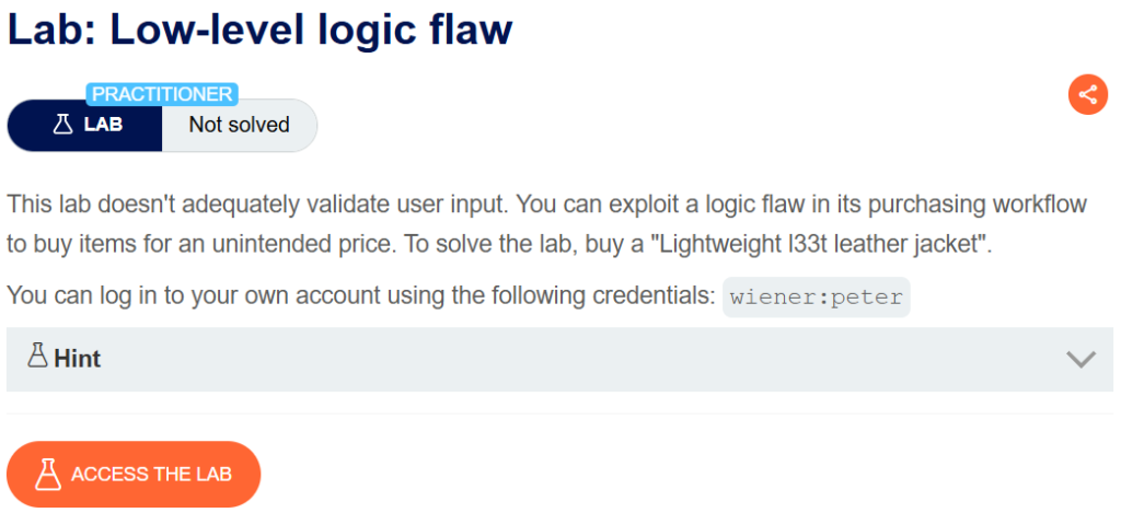 Low-level logic flaw writeup