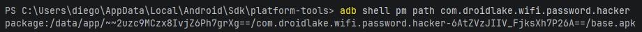 Terminal de Android Studio